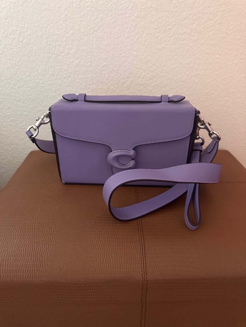 Coach Glovetanned Leather Tabby Box Bag